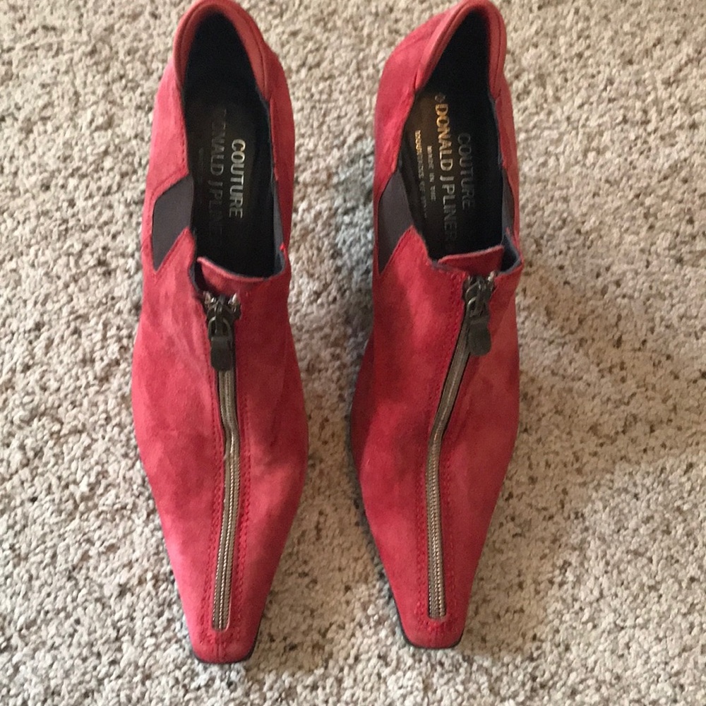 Donald J Pliner Red booties